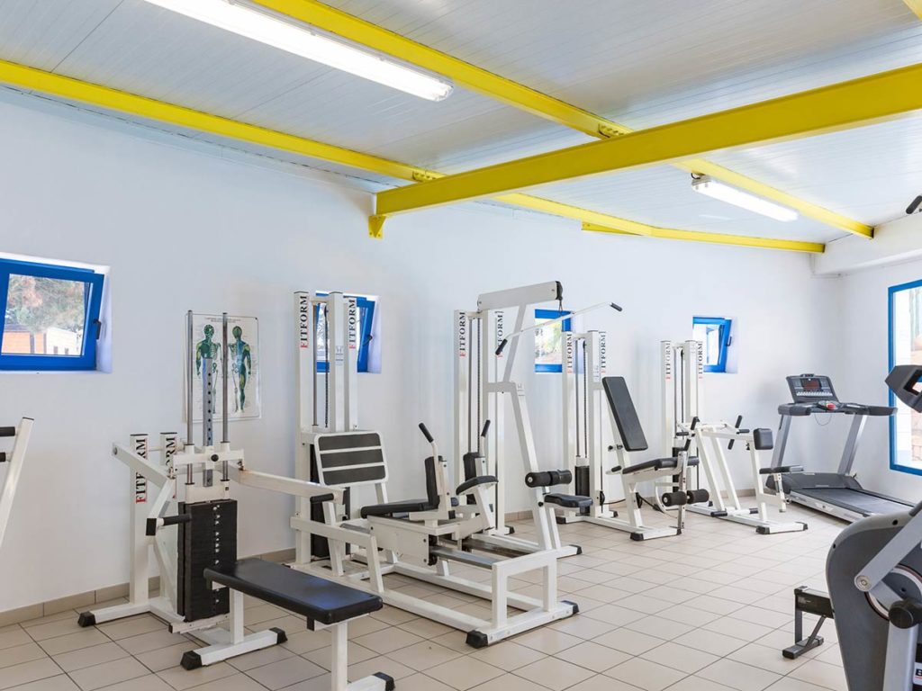 camping club avec salle de fitness