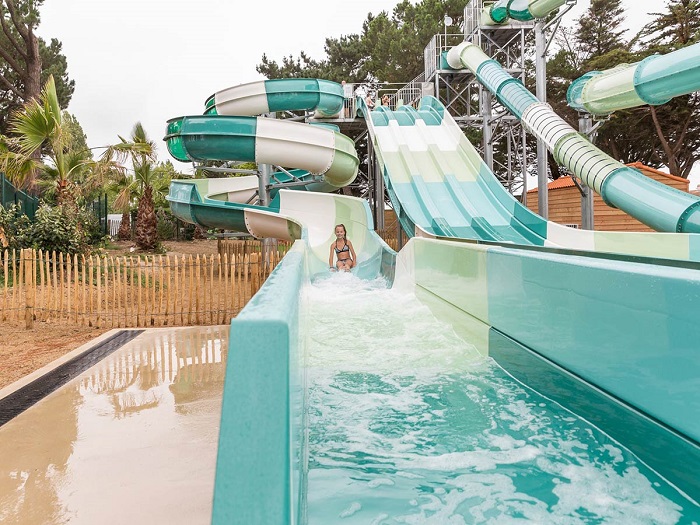 toboggans du camping au Sables d'Olonne