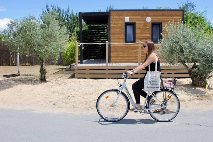 camping Accueil vélo près de Brétignolles